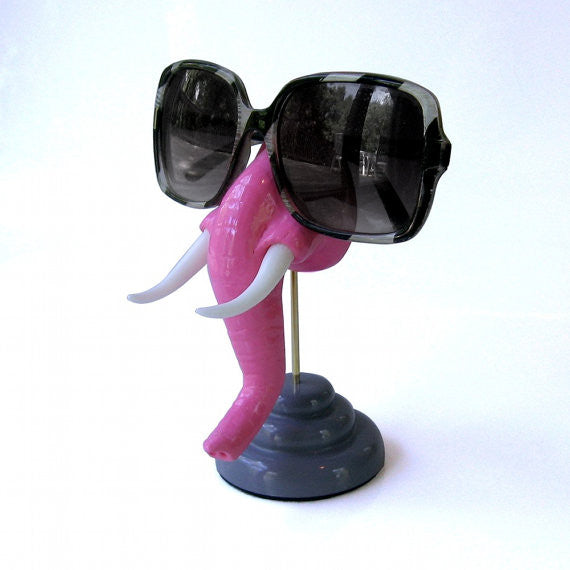 Happy Elephant Eyeglass Holder