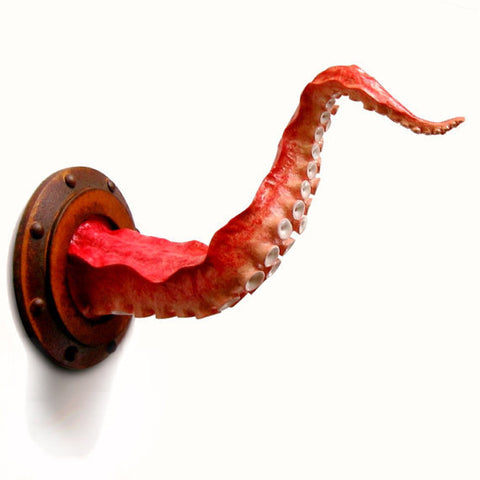 Orange Tentacle Wall Decor