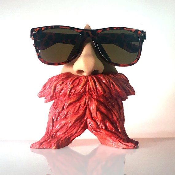 Bearded Nose Eyeglass Stand