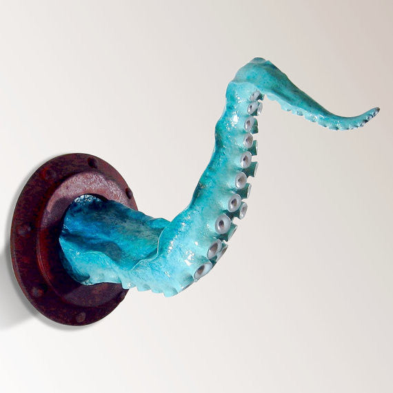 Teal Tentacle Faux Taxidermy